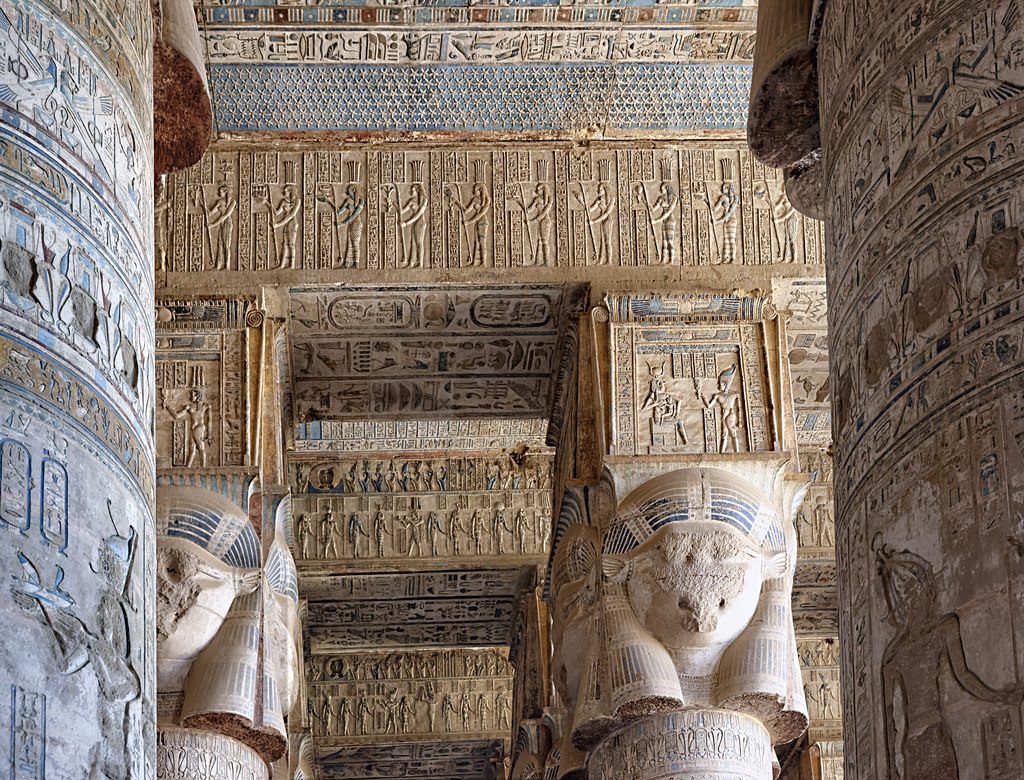 dendera sala hipóstila